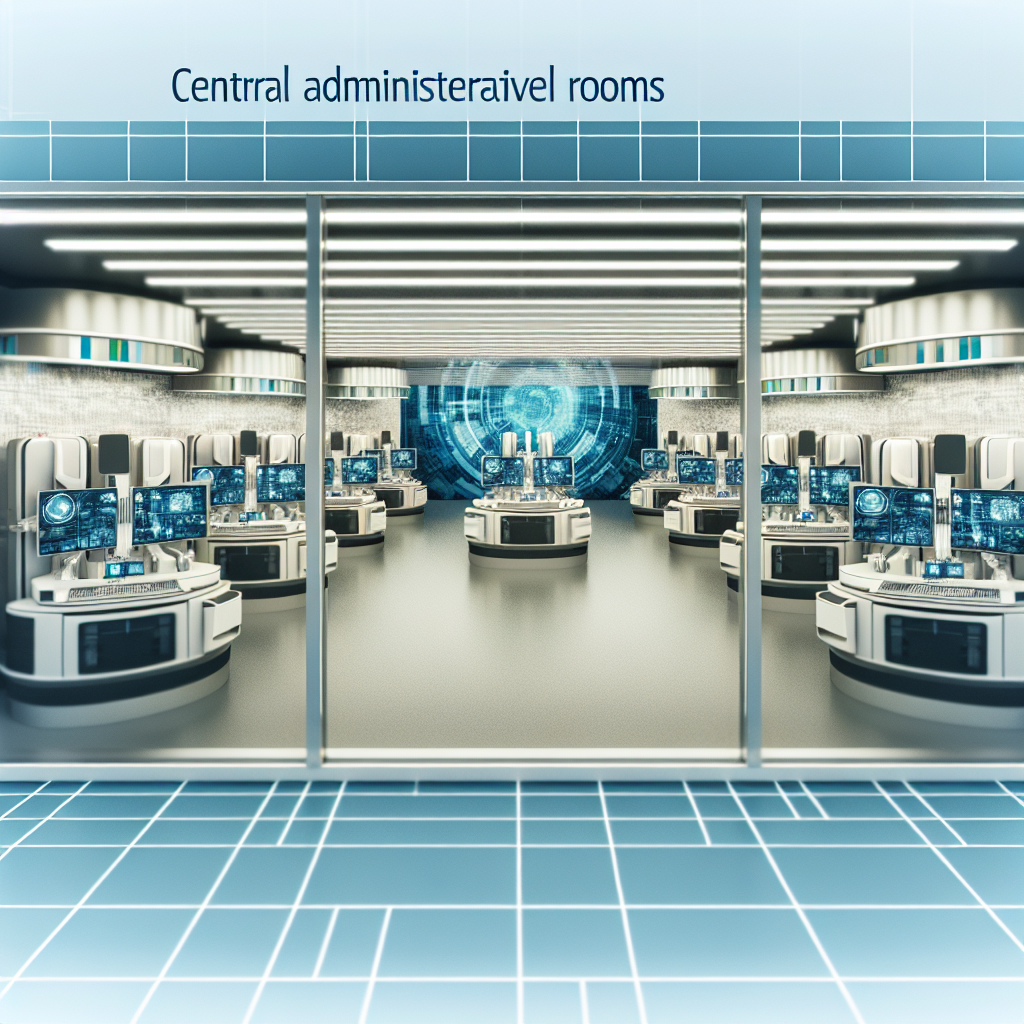 A modern healthcare facility with advanced technol